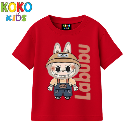 Kids Premium Drop Shoulder T-Shirt -Labubuu
