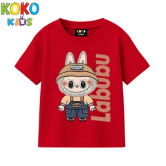 Kids Premium Drop Shoulder T-Shirt -Labubuu