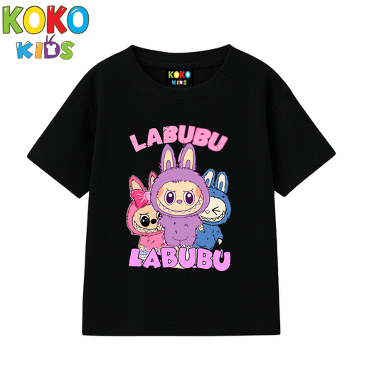 Kids Premium Drop Shoulder T-Shirt -Labubuu