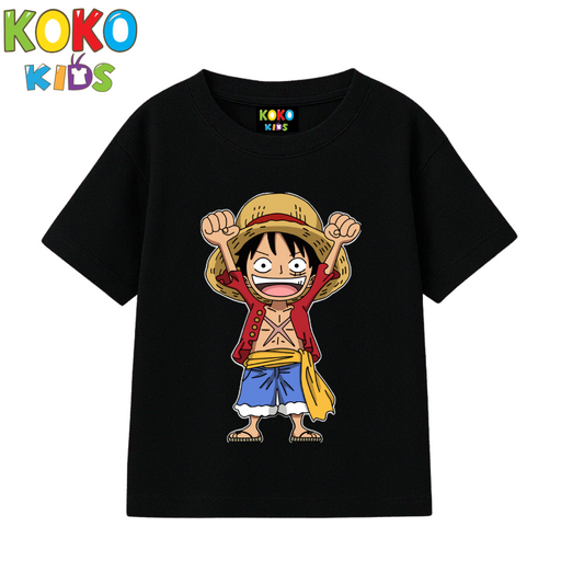 Kids Premium Drop Shoulder T-Shirt - ONE PIECE