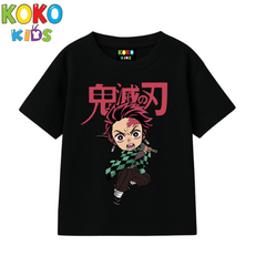 Kids Premium Drop Shoulder T-Shirt - DEMON SLAYER