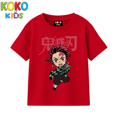 Kids Premium Drop Shoulder T-Shirt - DEMON SLAYER