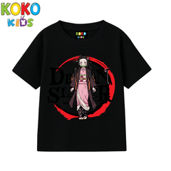Kids Premium Drop Shoulder T-Shirt - DEMON SLAYER