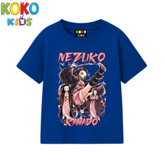 Kids Premium Drop Shoulder T-Shirt - DEMON SLAYER