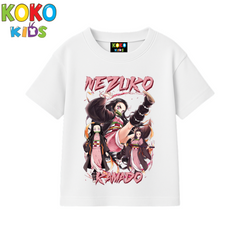 Kids Premium Drop Shoulder T-Shirt - DEMON SLAYER