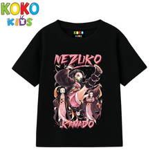 Kids Premium Drop Shoulder T-Shirt - DEMON SLAYER