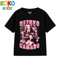Kids Premium Drop Shoulder T-Shirt - DEMON SLAYER