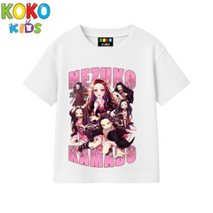 Kids Premium Drop Shoulder T-Shirt - DEMON SLAYER
