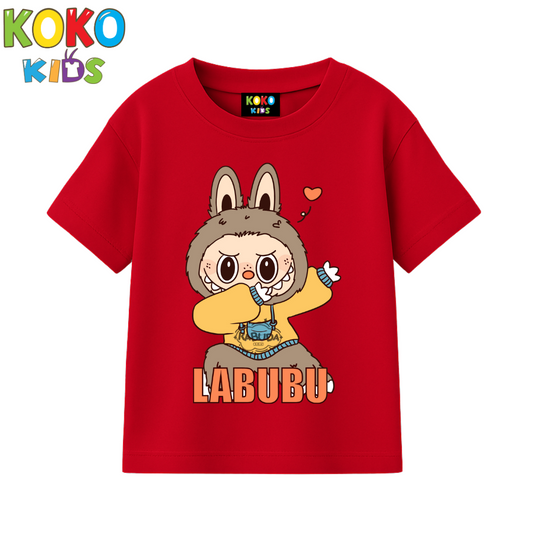 Kids Premium Drop Shoulder T-Shirt - Labubuu