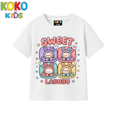 Kids Premium Drop Shoulder T-Shirt - Labubuu