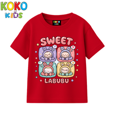 Kids Premium Drop Shoulder T-Shirt - Labubuu
