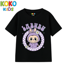 Kids Premium Drop Shoulder T-Shirt - Labubuu