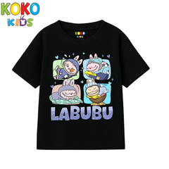 Kids Premium Drop Shoulder T-Shirt - Labubuu