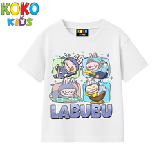 Kids Premium Drop Shoulder T-Shirt - Labubuu