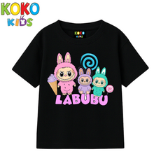 Kids Premium Drop Shoulder T-Shirt - Labubuu