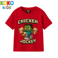 Kids Premium Drop Shoulder T-Shirt -Minecraft