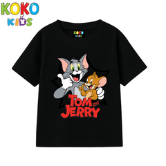 Kids Premium Drop Shoulder T-Shirt - Tom&Jerry