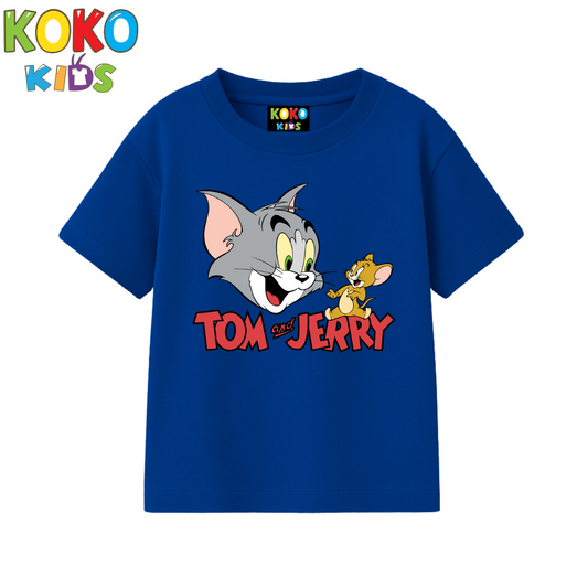 Kids Premium Drop Shoulder T-Shirt - Tom&Jerry
