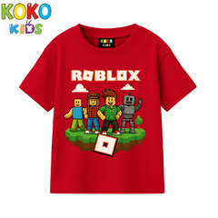 Kids Premium Drop Shoulder T-Shirt -Roblox