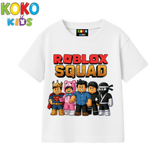 Kids Premium Drop Shoulder T-Shirt -Roblox