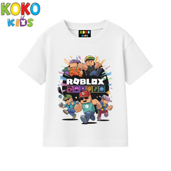 Kids Premium Drop Shoulder T-Shirt -Roblox