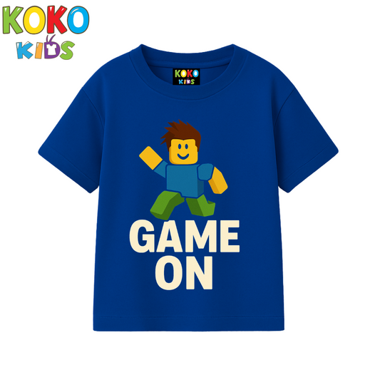 Kids Premium Drop Shoulder T-Shirt -Roblox