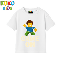 Kids Premium Drop Shoulder T-Shirt -Roblox
