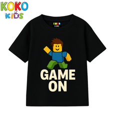 Kids Premium Drop Shoulder T-Shirt -Roblox