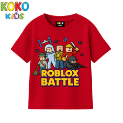 Kids Premium Drop Shoulder T-Shirt -Roblox