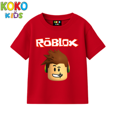 Kids Premium Drop Shoulder T-Shirt -Roblox