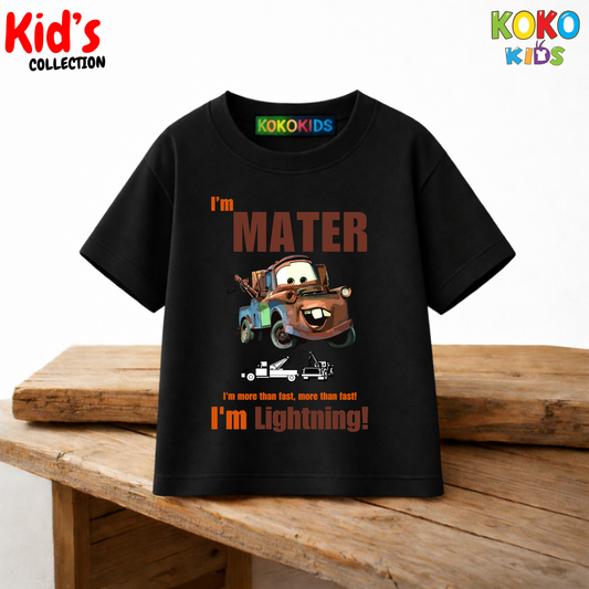 Kid's Premium Drop Shoulder T-shirt - Car