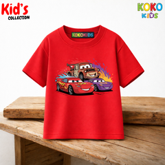 Kid's Premium Drop Shoulder T-shirt - Car