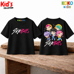 Kid's Premium Drop Shoulder T shirt - Both side design