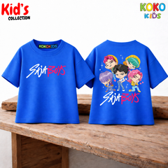 Kid's Premium Drop Shoulder T shirt - Both side design