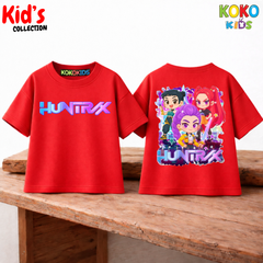 Kid's Premium Drop Shoulder T shirt - Both side design