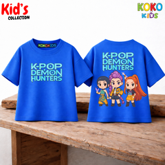 Kid's Premium Drop Shoulder T shirt - Both side design