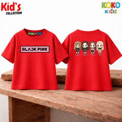 Kid's Premium Drop Shoulder T shirt - Both side design
