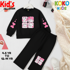 GIRL'S SWEATSHIRT SET - 8/9 YEAR