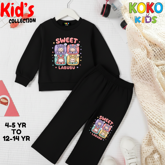 GIRL'S SWEATSHIRT SET - LABUBU 8/9 YEAR