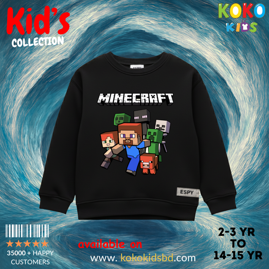 Minecraft Premium Kid's Sweatshirt -8/9 Year