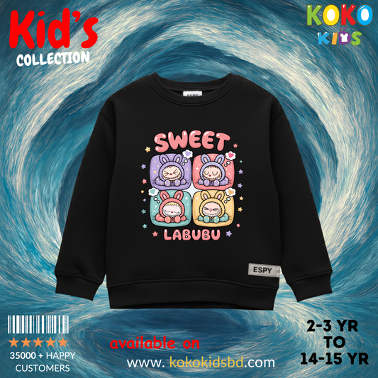 Labubuu Premium Kid's Sweatshirt - 6/7 Year