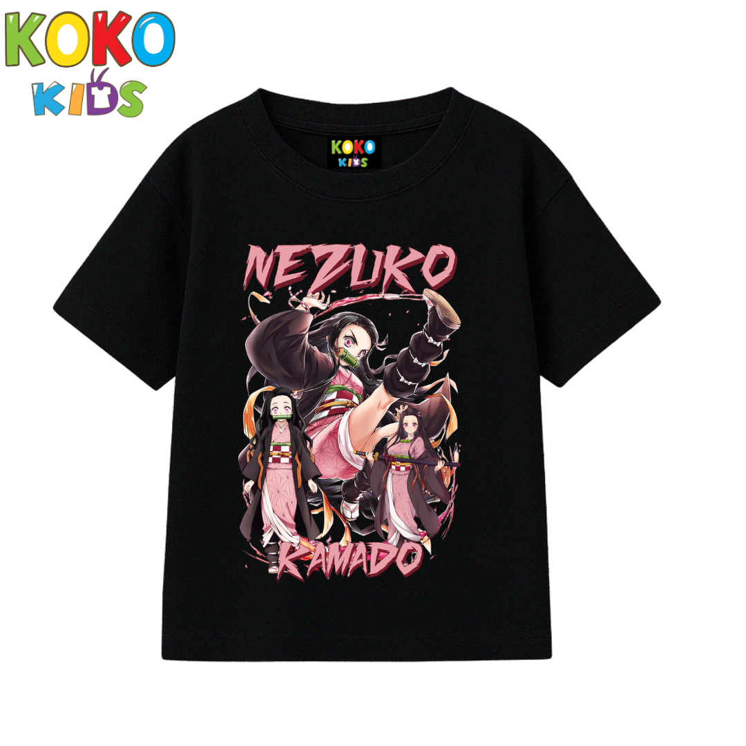 Kids Premium Drop Shoulder T-Shirt - DEMON SLAYER
