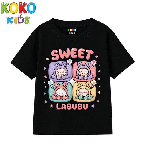 Kids Premium Drop Shoulder T-Shirt - Labubuu