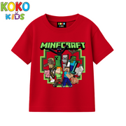 Kids Premium Drop Shoulder T-Shirt -Minecraft