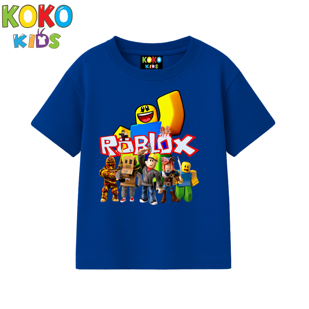 Kids Premium Drop Shoulder T-Shirt -Roblox