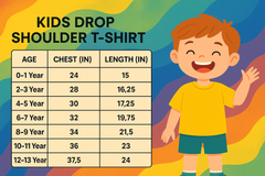 Kids Premium Drop Shoulder T-Shirt - DEMON SLAYER