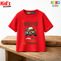 Kid's Premium Drop Shoulder T-shirt - Car