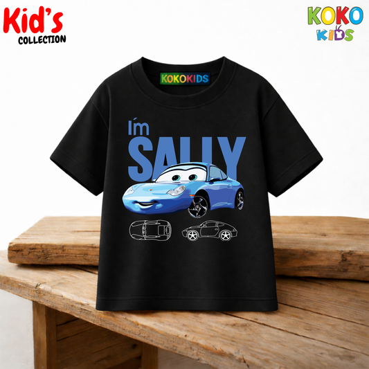 Kid's Premium Drop Shoulder T-shirt - Car