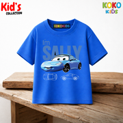 Kid's Premium Drop Shoulder T-shirt - Car