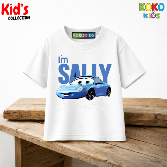 Kid's Premium Drop Shoulder T-shirt - Car